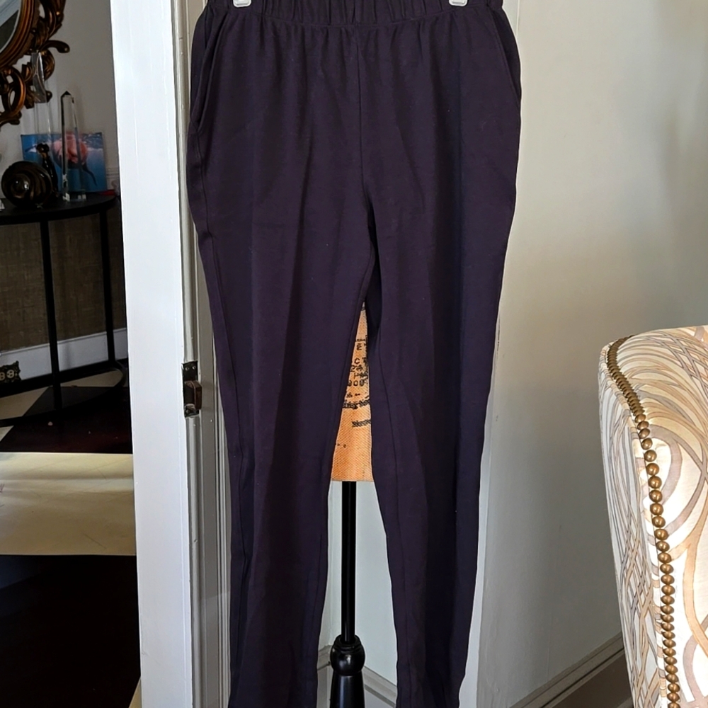 NWT Lands End 100% cotton casual pants with pockets